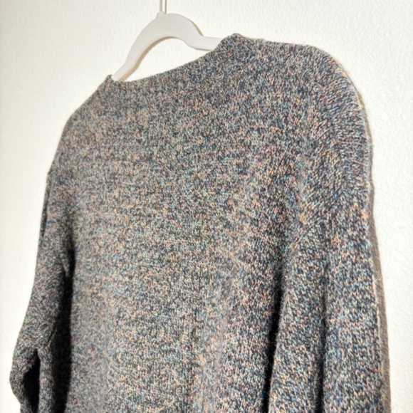 Pendleton Mens Sweater Blue Green Fleck Shetland Wool Crewneck Washable SIZE L - Picture 13 of 13